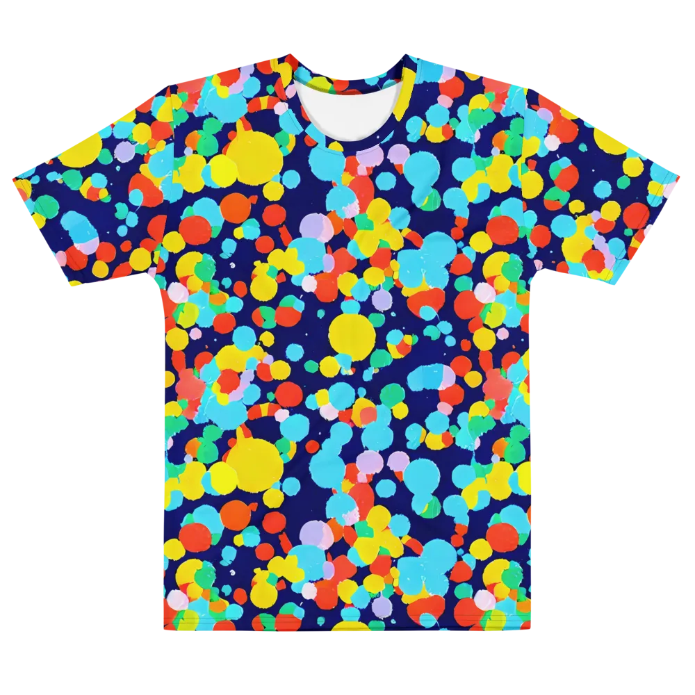 Bubble Spectrum on Men's Cotton Crew Neck T-Shirt — Front
