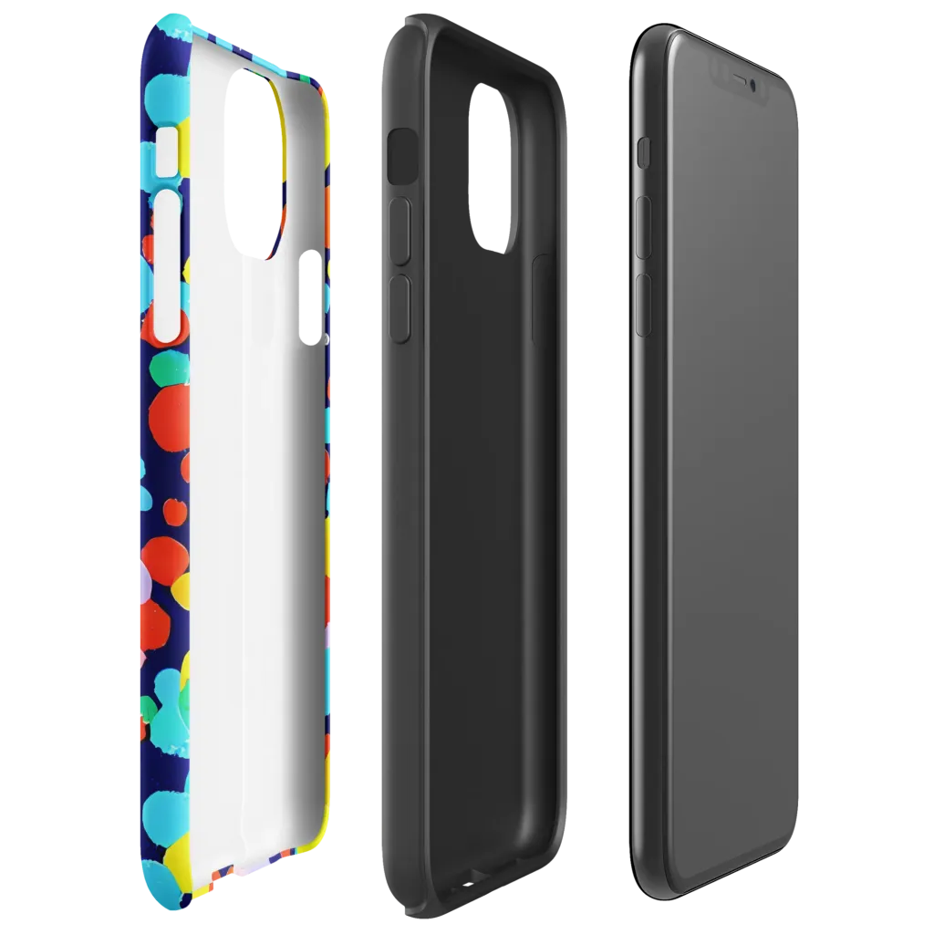 Bubble Spectrum on Tough Case for iPhone® — Right