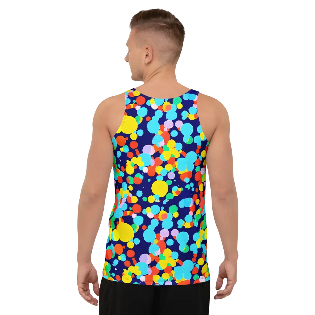 Bubble Spectrum on Men's Tank Top — Back
