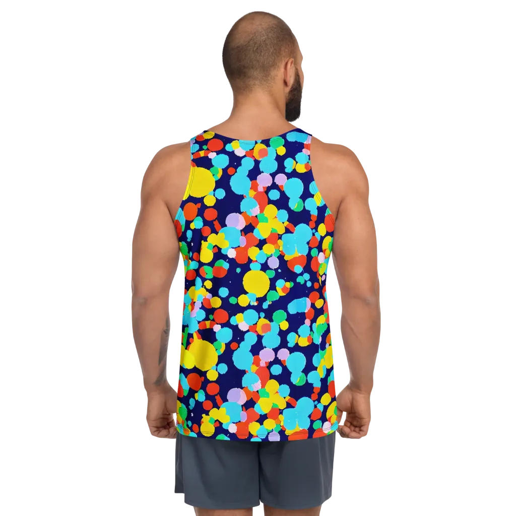 Bubble Spectrum on Men's Tank Top — Back