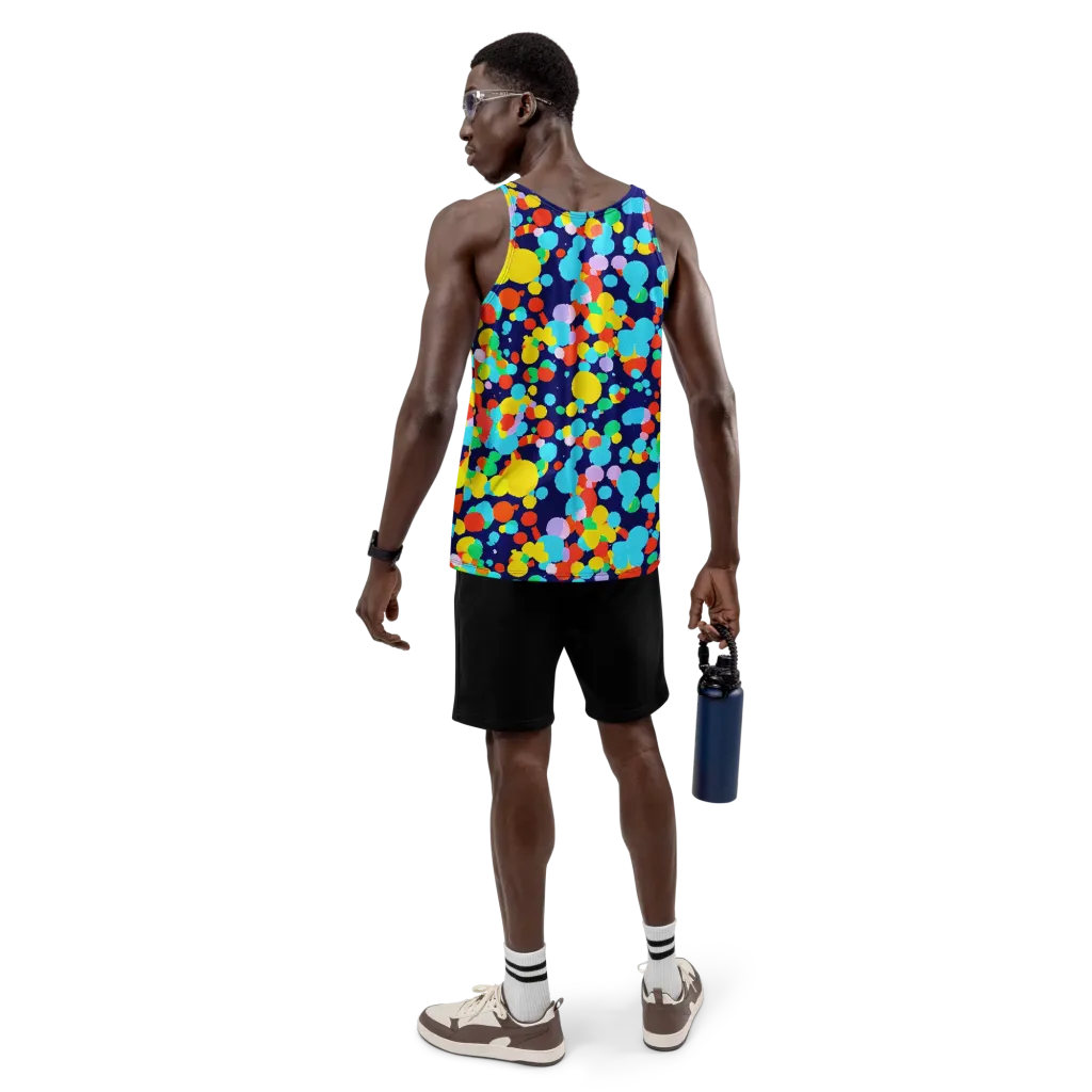 Bubble Spectrum on Men's Tank Top — Back
