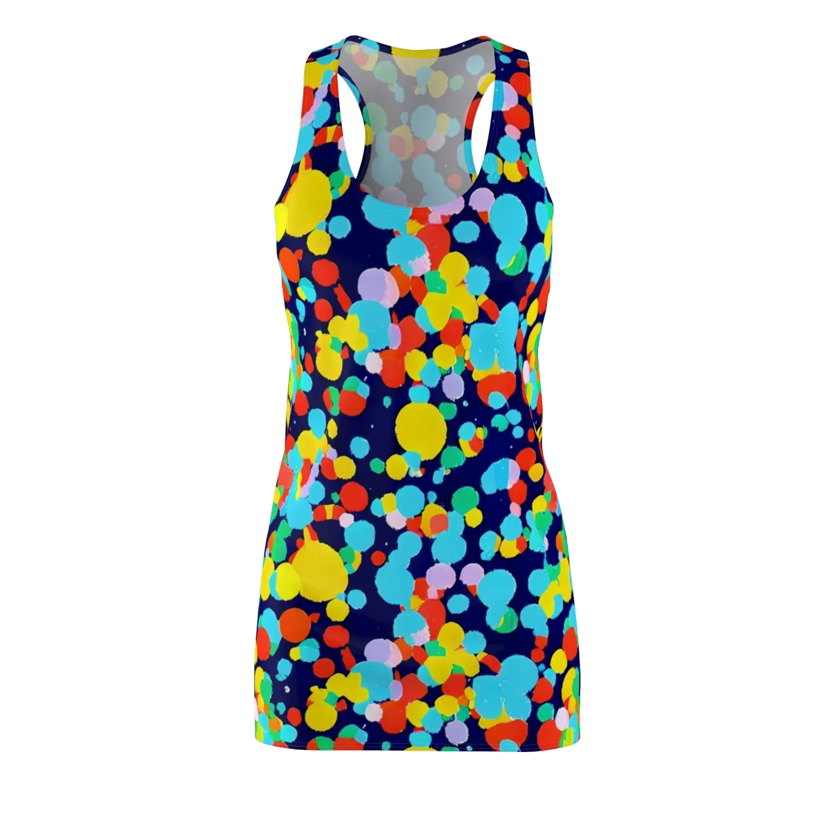 Bubble Spectrum on Racerback Dress — Front