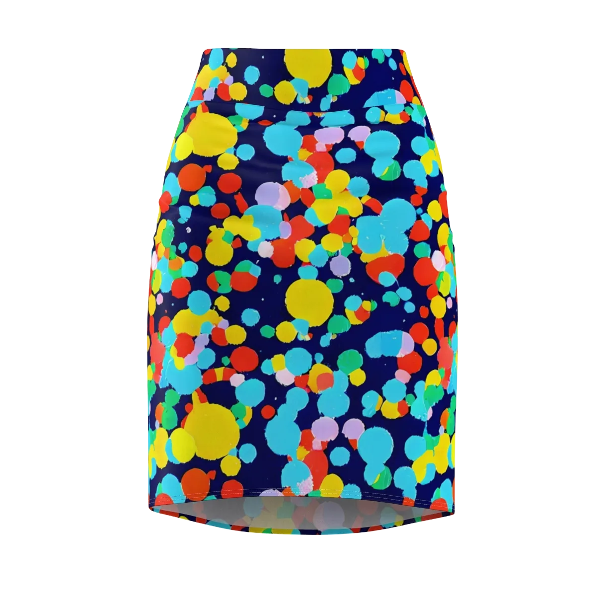 Bubble Spectrum on Pencil Skirt — Front