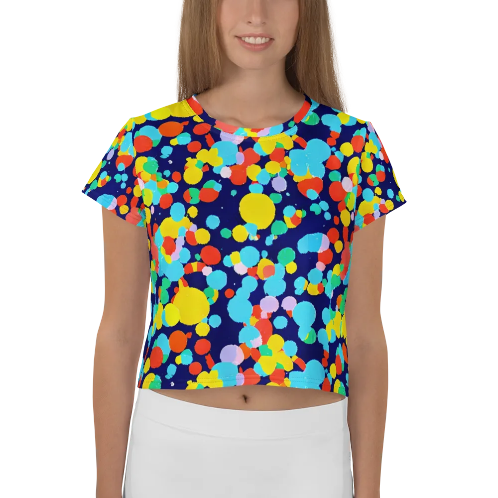 Bubble Spectrum on Crop Tee — Front