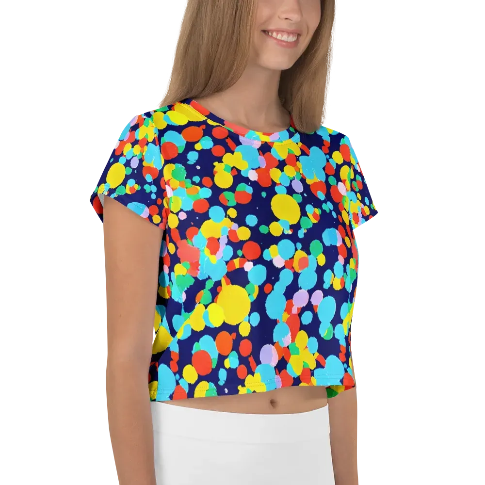 Bubble Spectrum on Crop Tee — Right