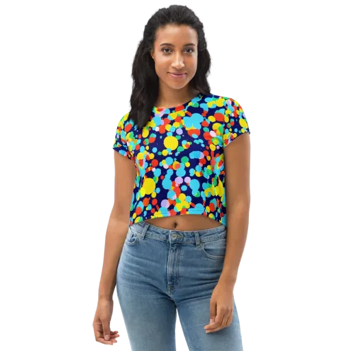 Bubble Spectrum on a Crop Tee