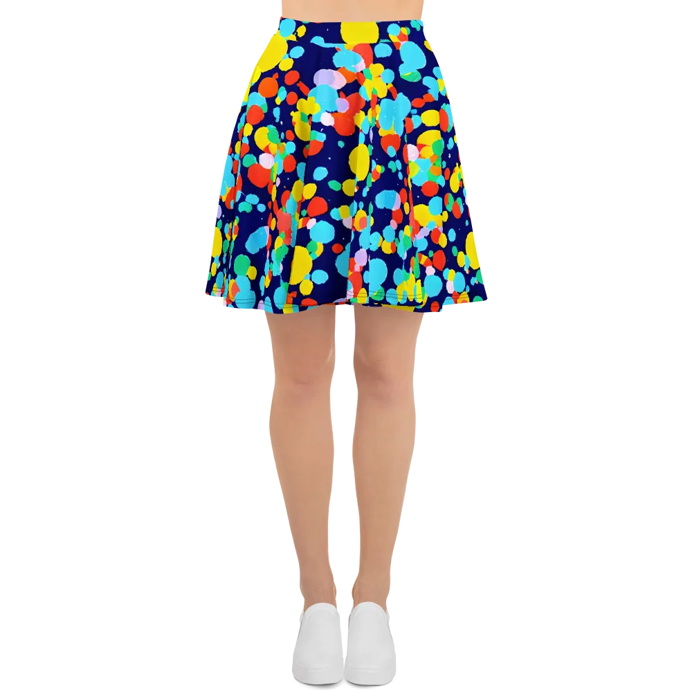 Bubble Spectrum on Skater Skirt — Front