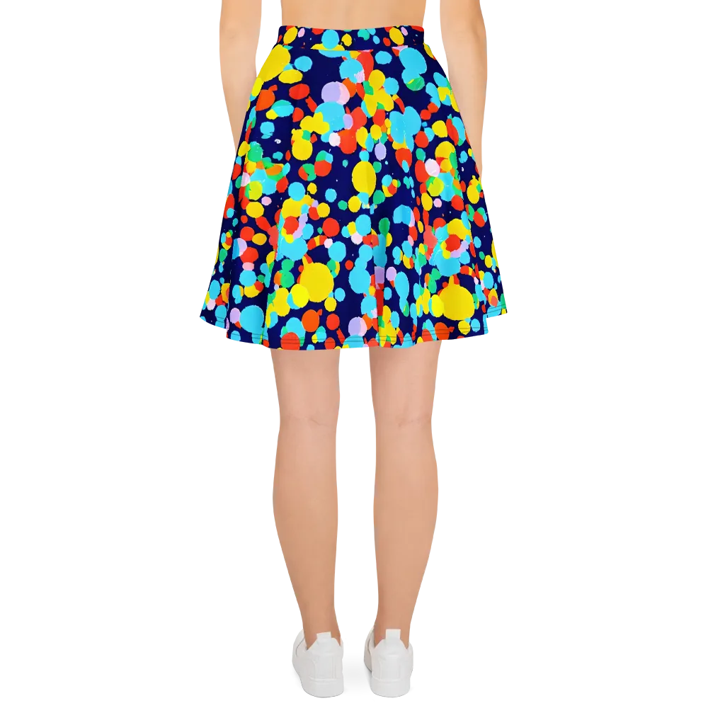 Bubble Spectrum on Skater Skirt — Back