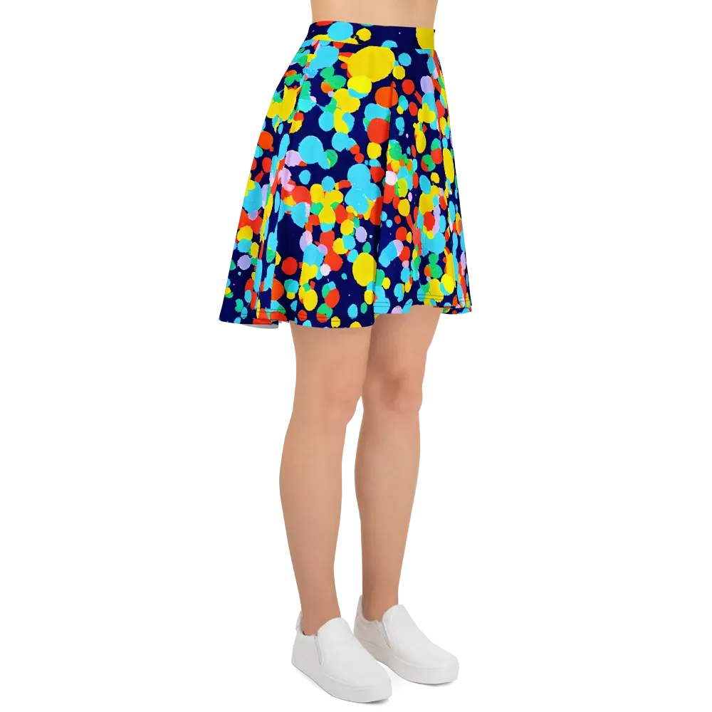 Bubble Spectrum on Skater Skirt — Right