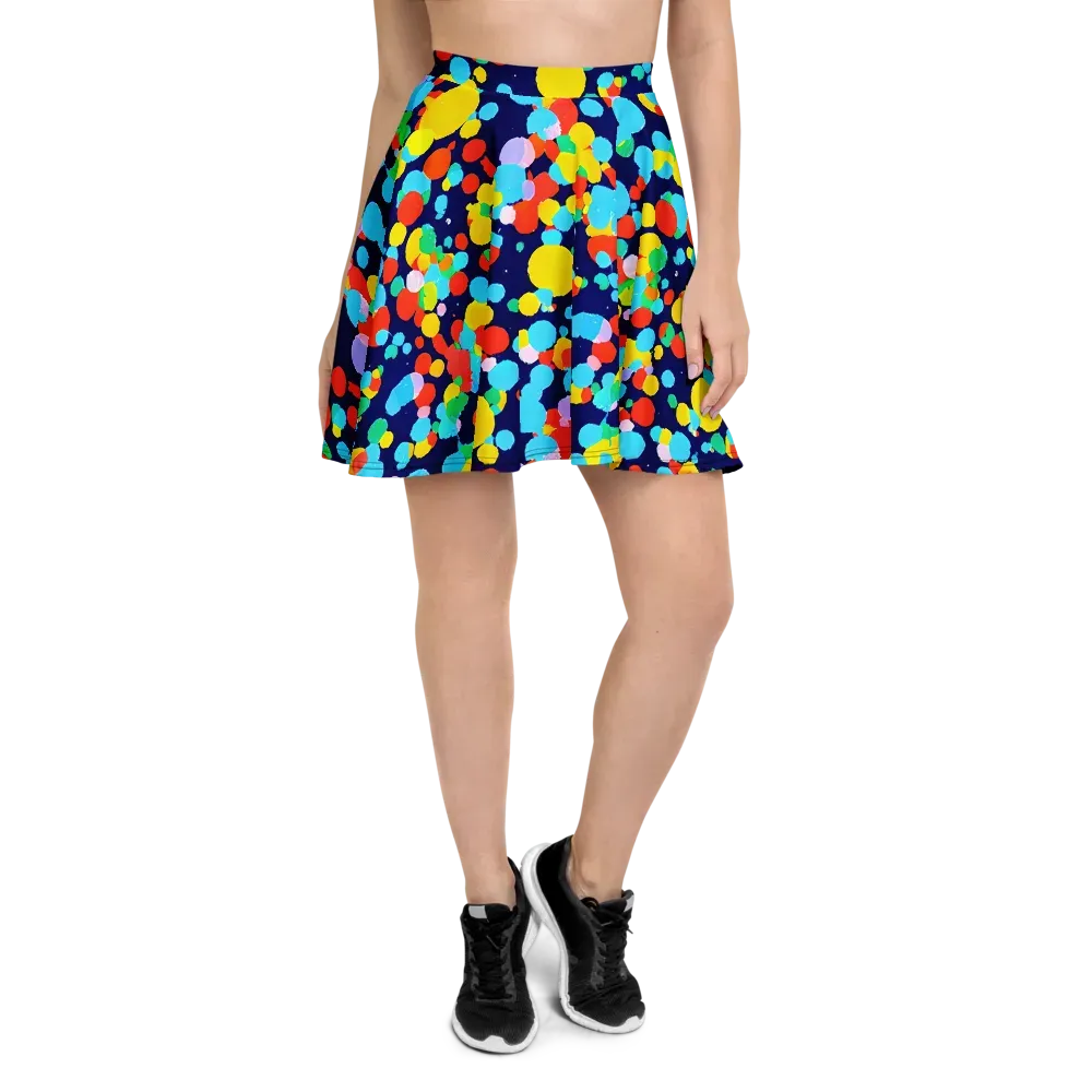 Bubble Spectrum on Skater Skirt — Front
