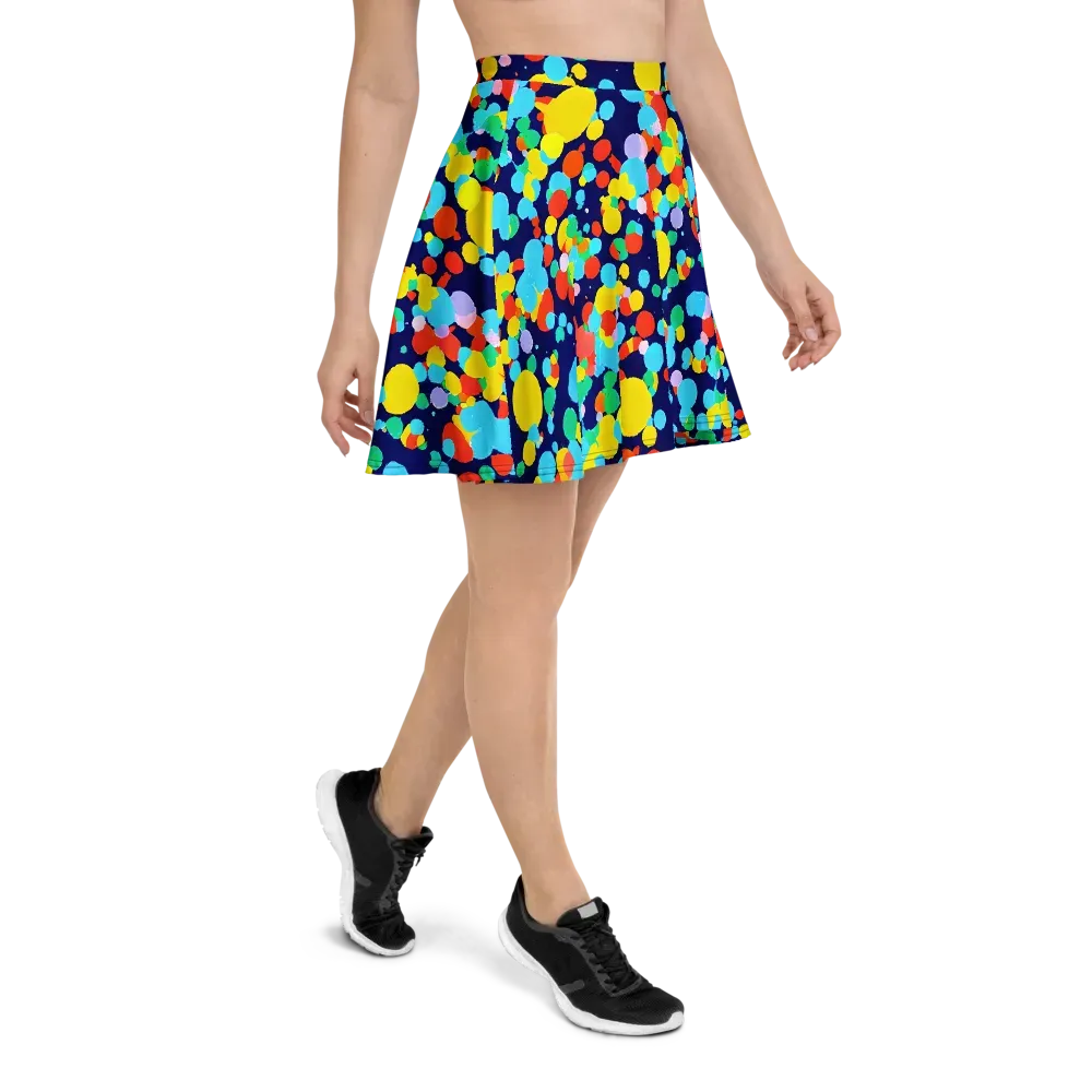 Bubble Spectrum on Skater Skirt — Right