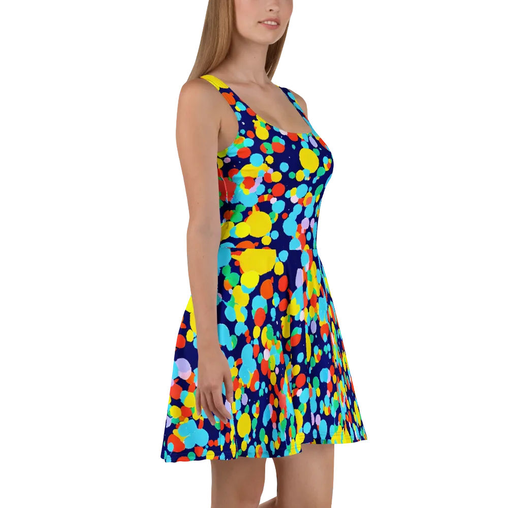 Bubble Spectrum on Skater Dress — Right