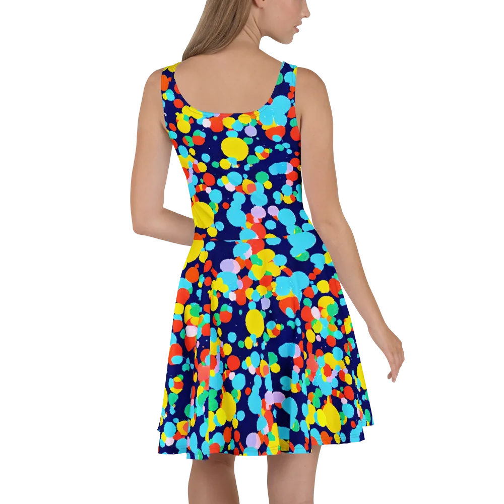 Bubble Spectrum on Skater Dress — Back