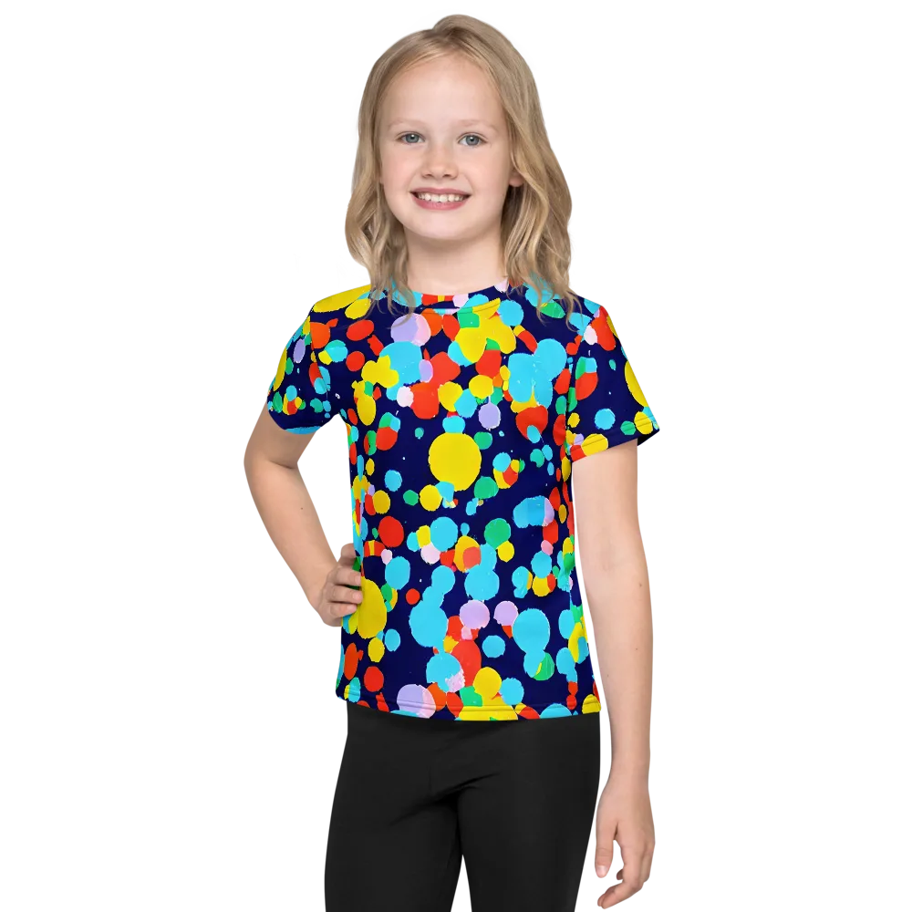 Bubble Spectrum on Kids Crew Neck T-Shirt — Front