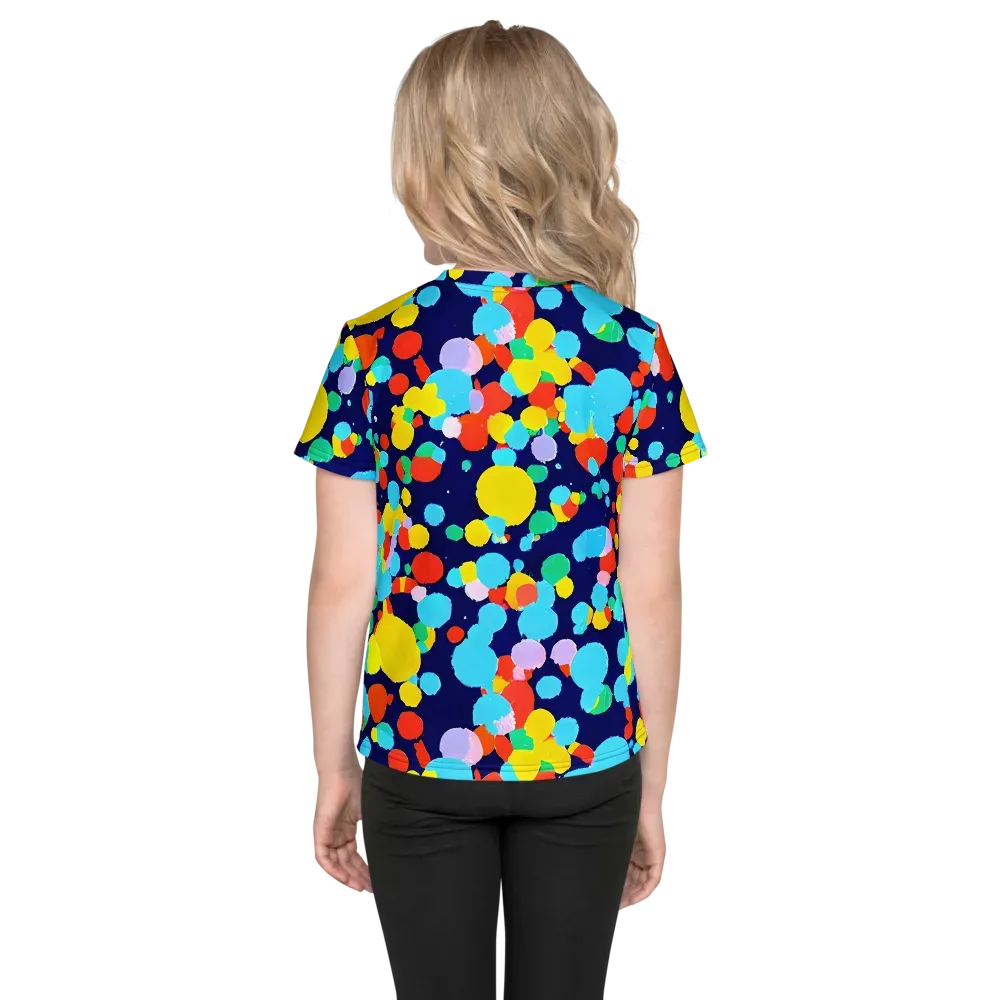 Bubble Spectrum on Kids Crew Neck T-Shirt — Back