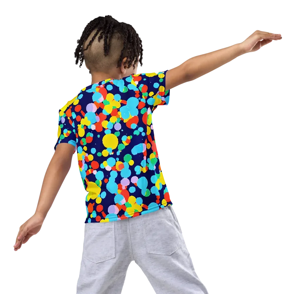 Bubble Spectrum on Kids Crew Neck T-Shirt — Back
