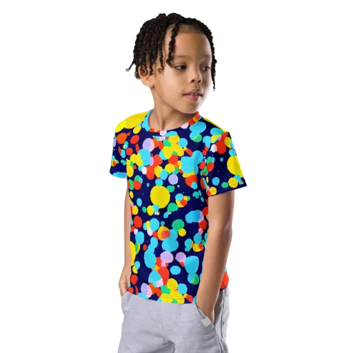 Bubble Spectrum on a Kids Crew Neck T-Shirt