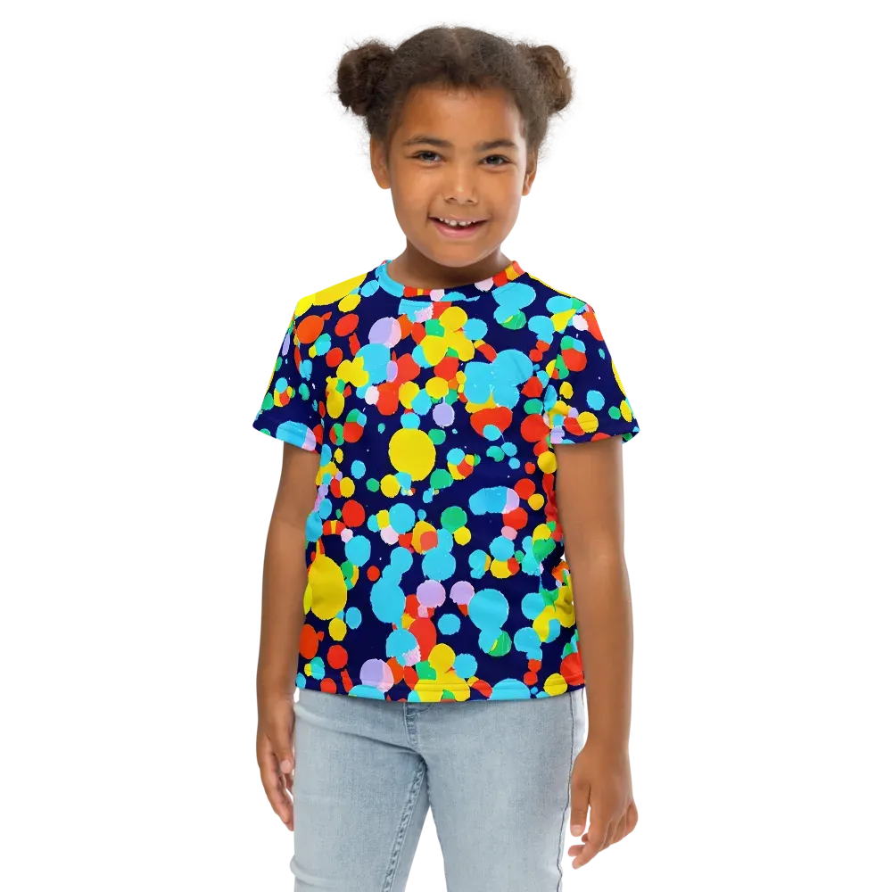 Bubble Spectrum on Kids Crew Neck T-Shirt — Front