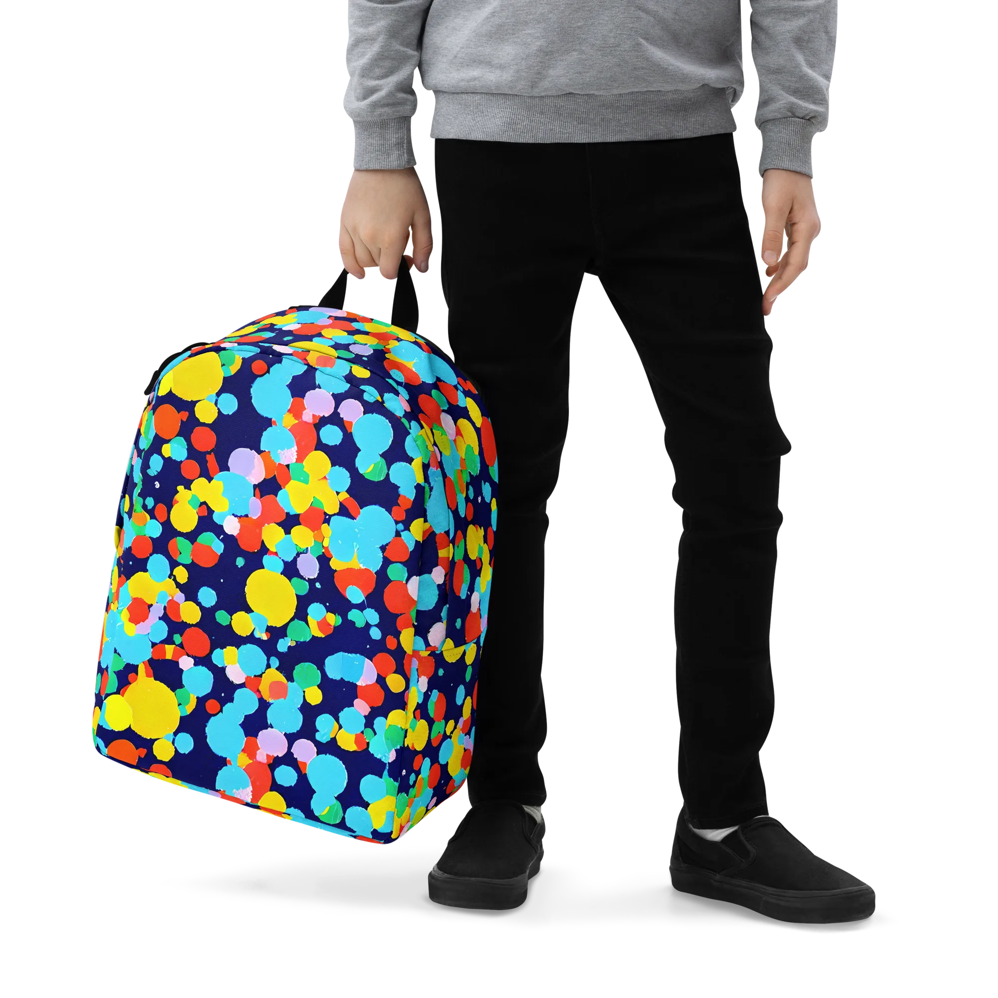 Bubble Spectrum on Minimalist Backpack — Zoomed-in
