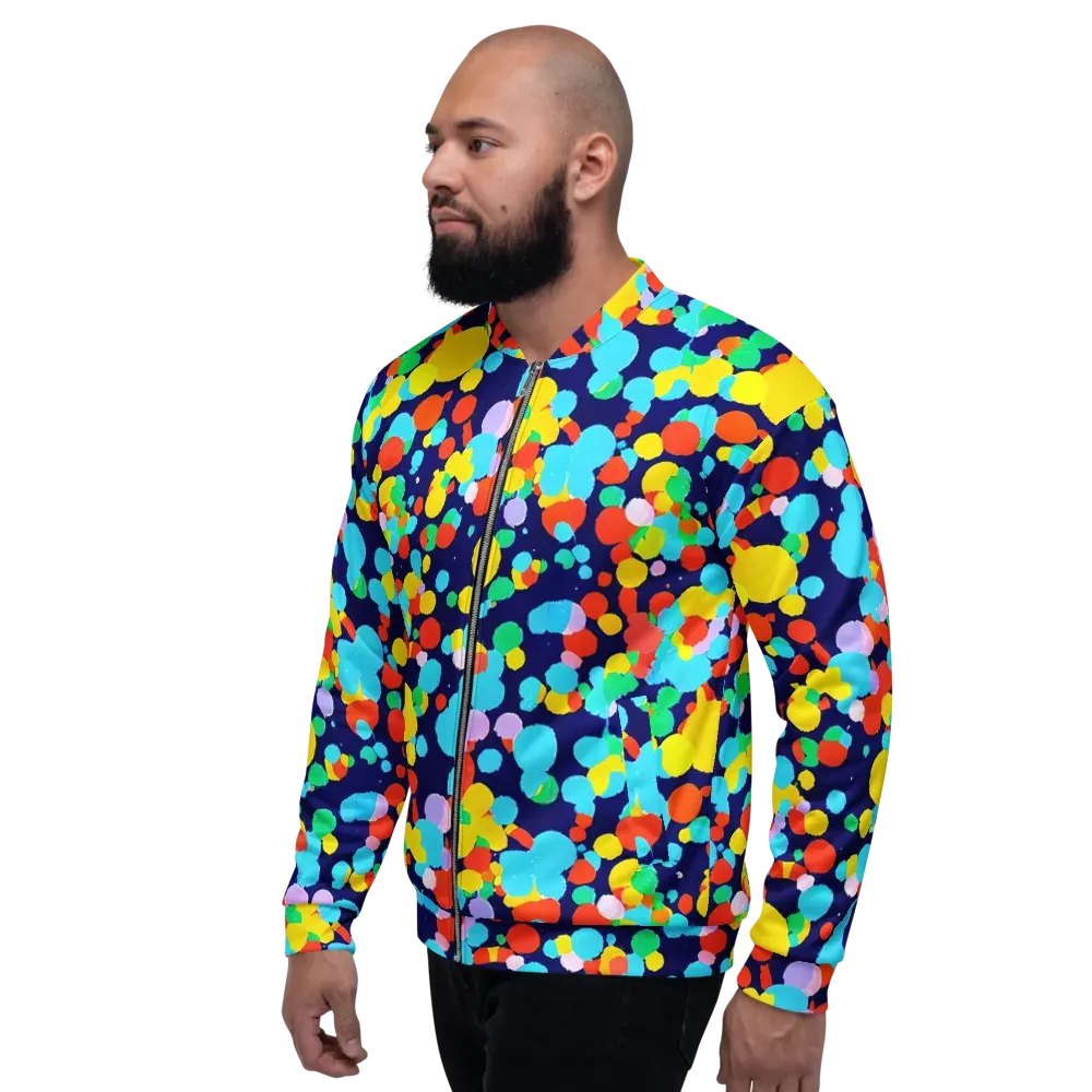 Bubble Spectrum on Bomber Jacket — Left