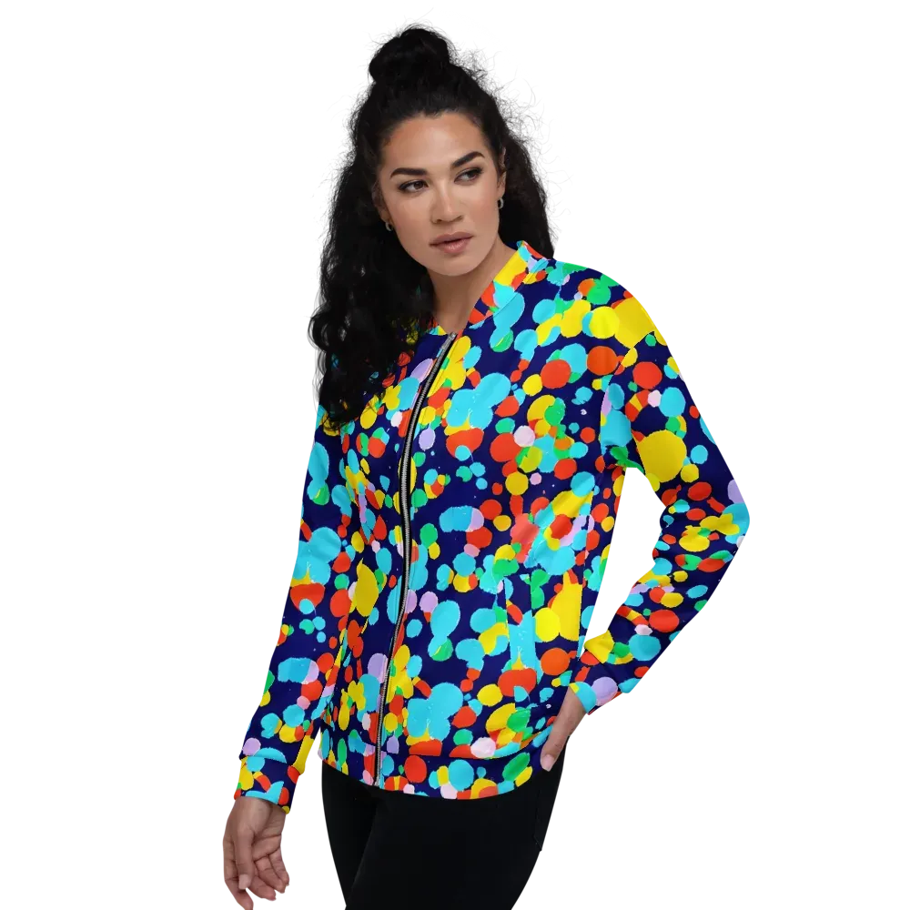 Bubble Spectrum on Bomber Jacket — Left