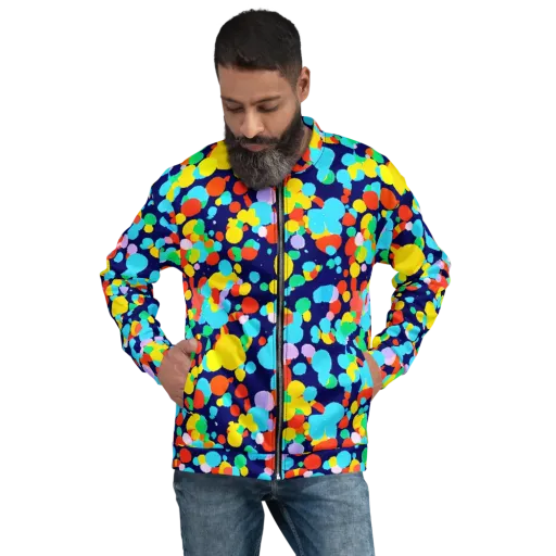 Bubble Spectrum on a Bomber Jacket
