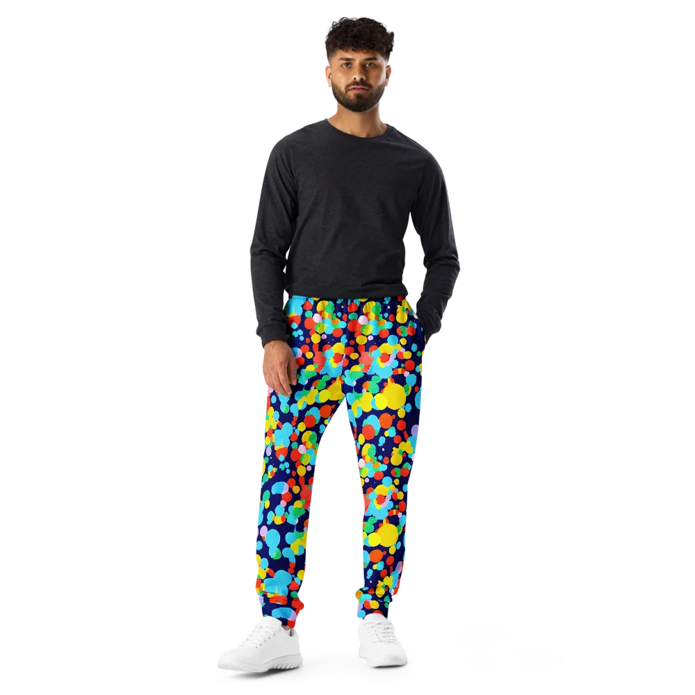 Bubble Spectrum on Men's Joggers — Front