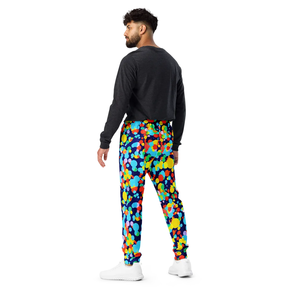 Bubble Spectrum on Men's Joggers — Back