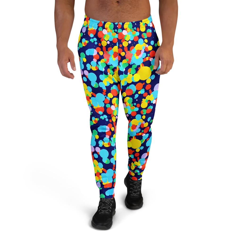 Bubble Spectrum on Men's Joggers — Front