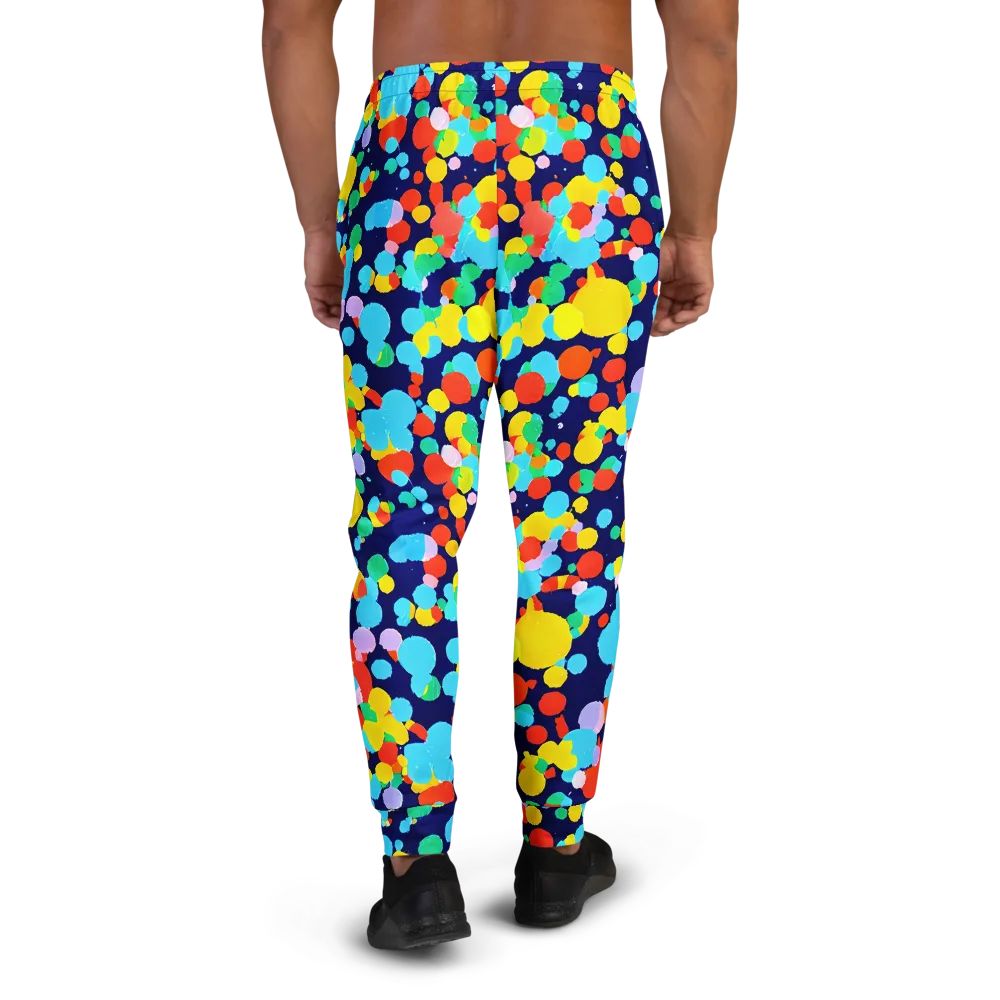 Bubble Spectrum on Men's Joggers — Back