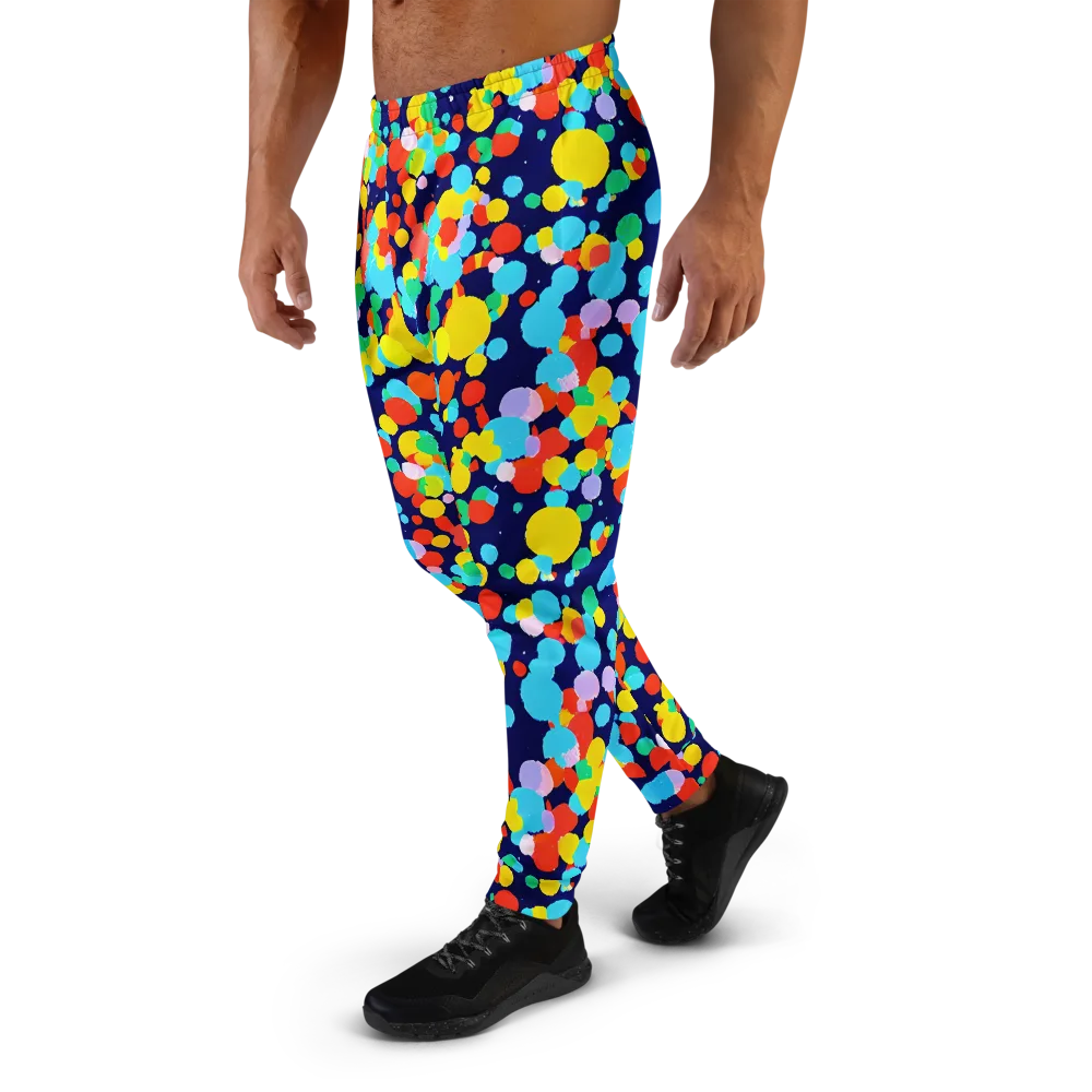 Bubble Spectrum on Men's Joggers — Left