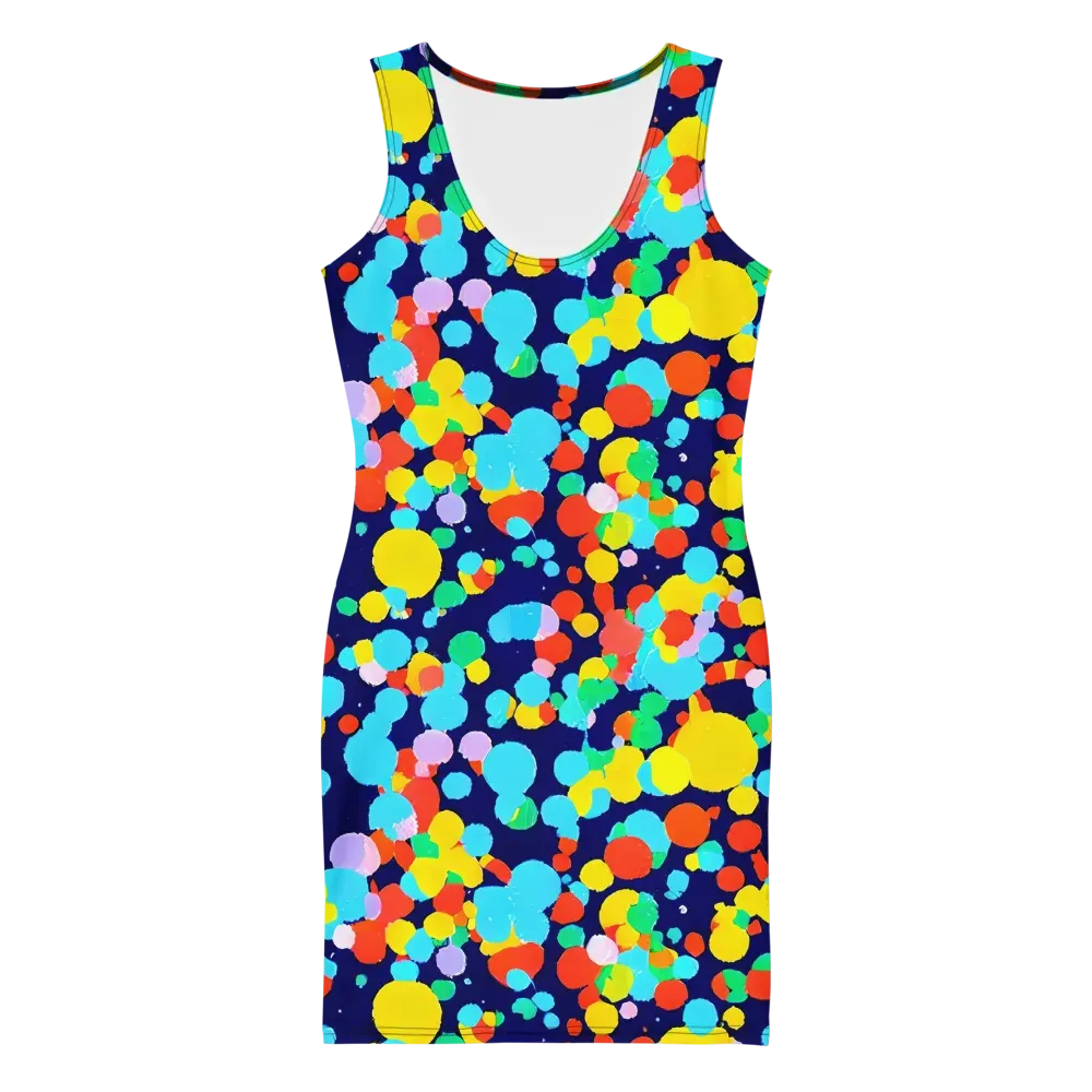 Bubble Spectrum on Bodycon Dress — Front