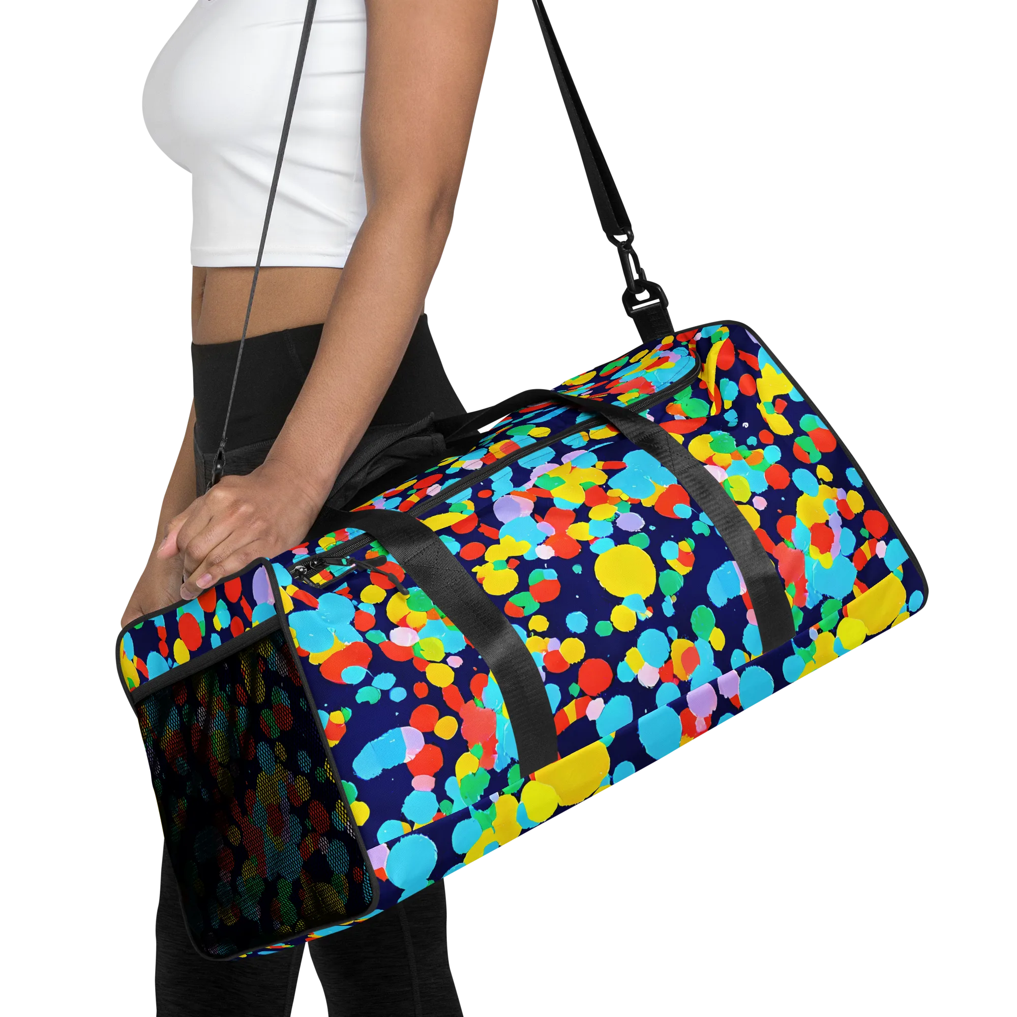 Bubble Spectrum on Duffle Bag — Front