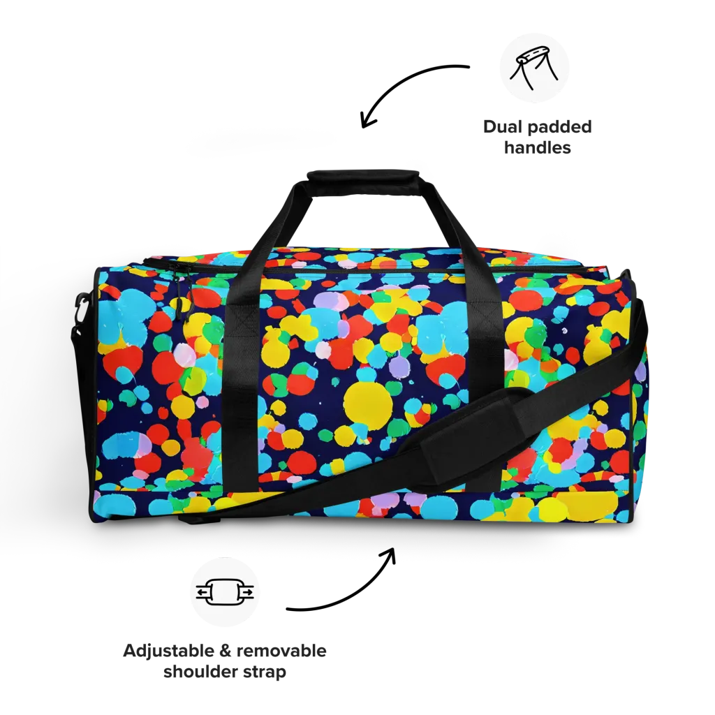 Bubble Spectrum on Duffle Bag — Front