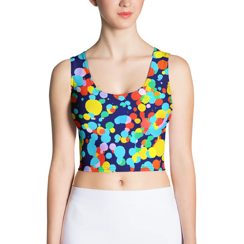 Bubble Spectrum on Crop Top — Front