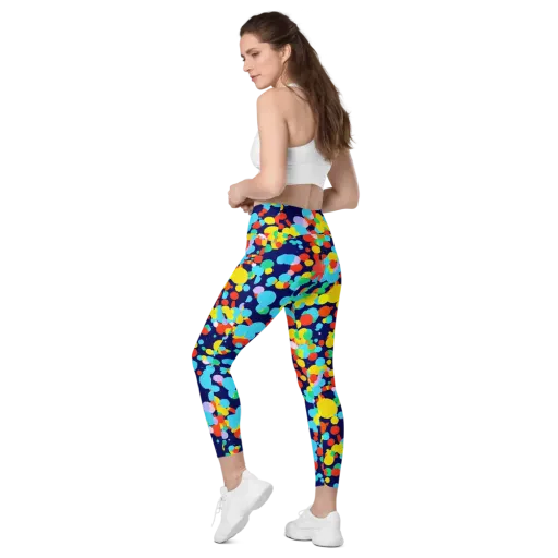Bubble Spectrum on a Leggings with Pockets