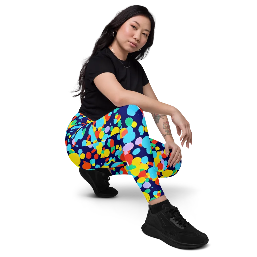 Bubble Spectrum on Leggings with Pockets — Right Front