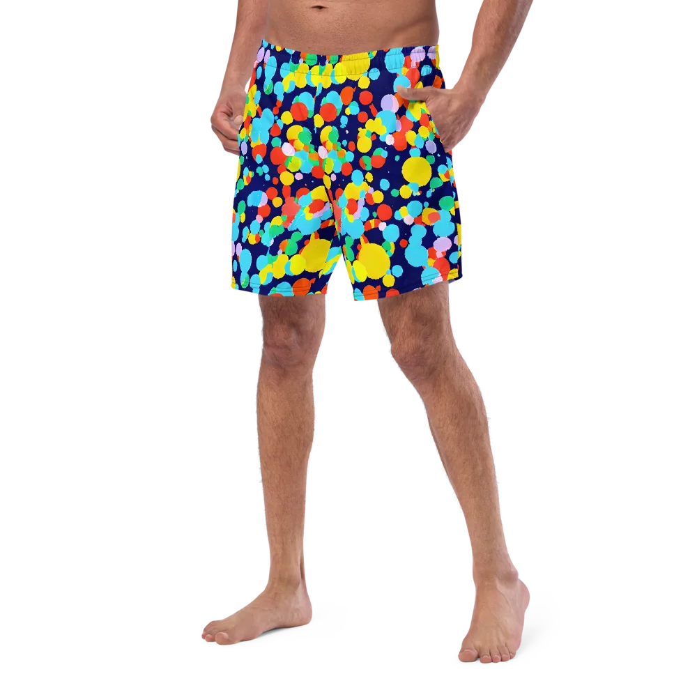 Bubble Spectrum on Swim Trunks — Left Front