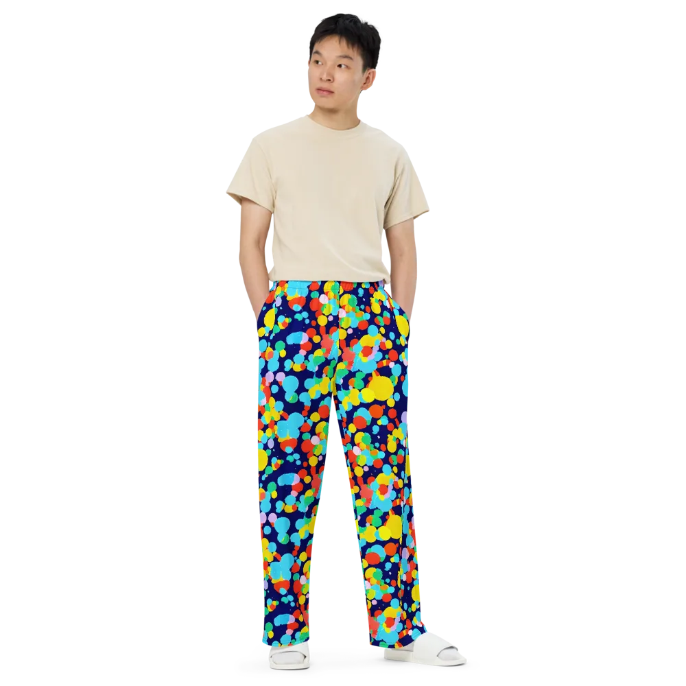 Bubble Spectrum on Wide-Leg Pants — Front