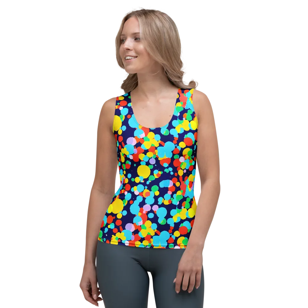 Bubble Spectrum on Women's Tank Top — Front