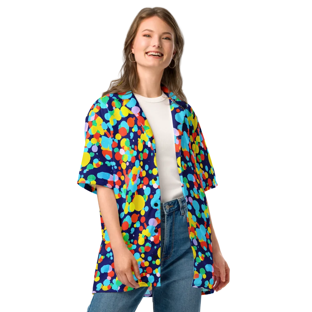 Bubble Spectrum on Button Shirt — Front