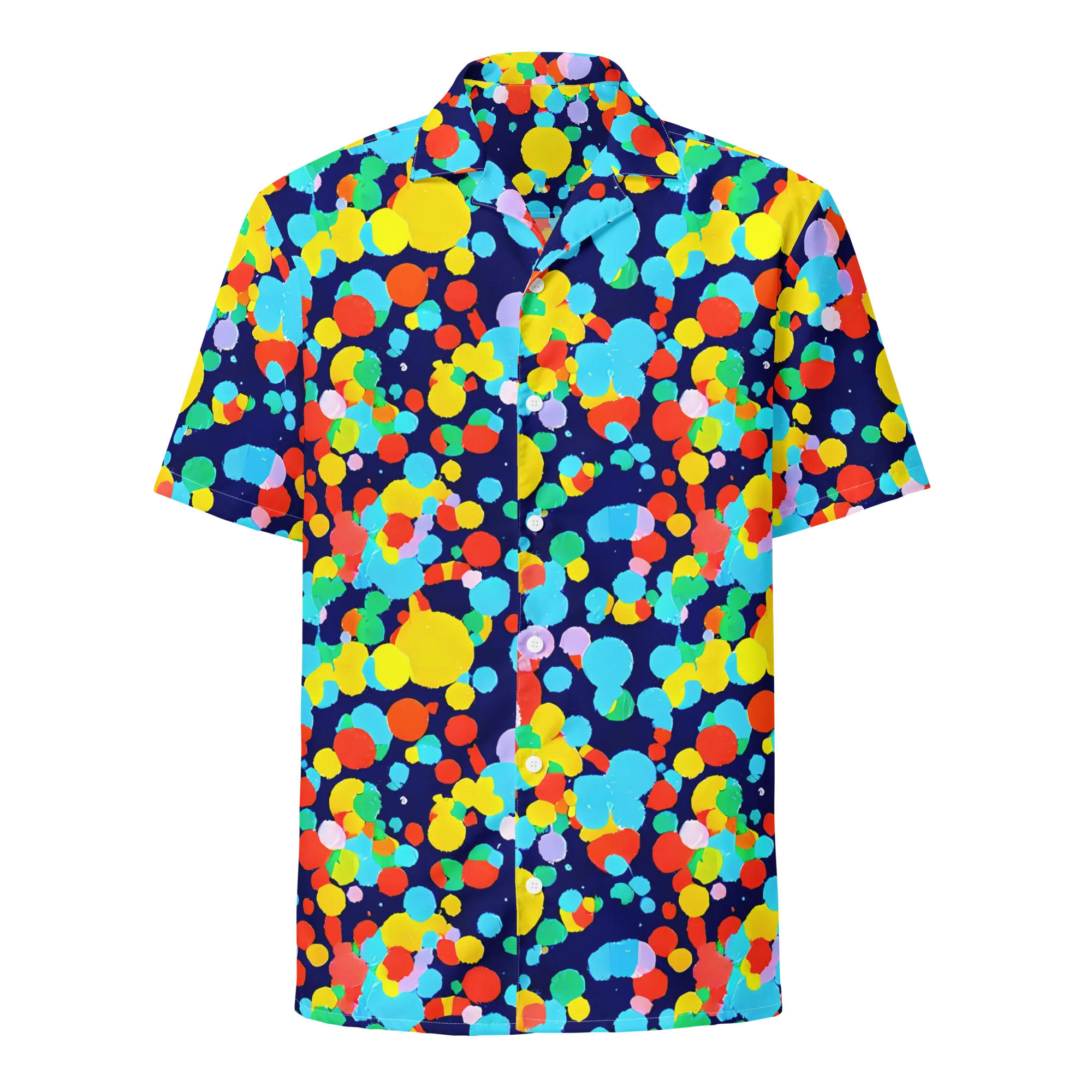 Bubble Spectrum on Button Shirt — Front