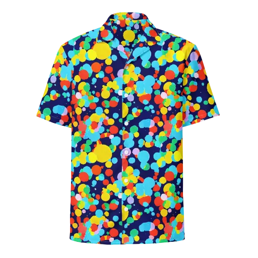 Bubble Spectrum on a Button Shirt