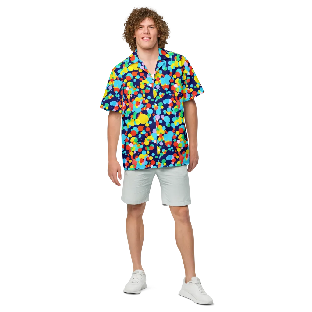 Bubble Spectrum on Button Shirt — Front