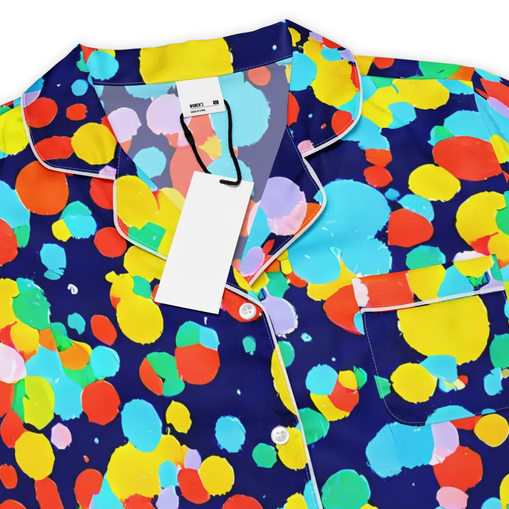 Bubble Spectrum on Women's Short Sleeve Pajama Top — Product details