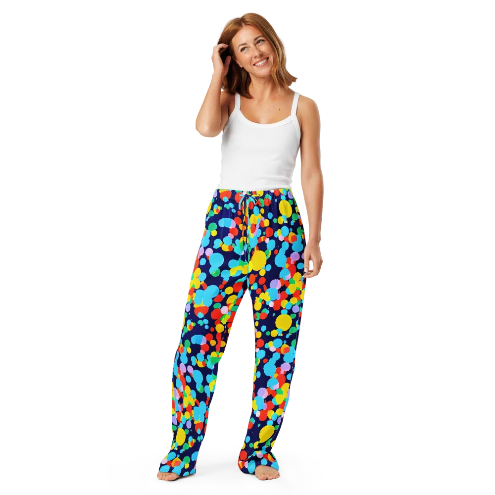 Bubble Spectrum on Women's Pajama Pants — Front