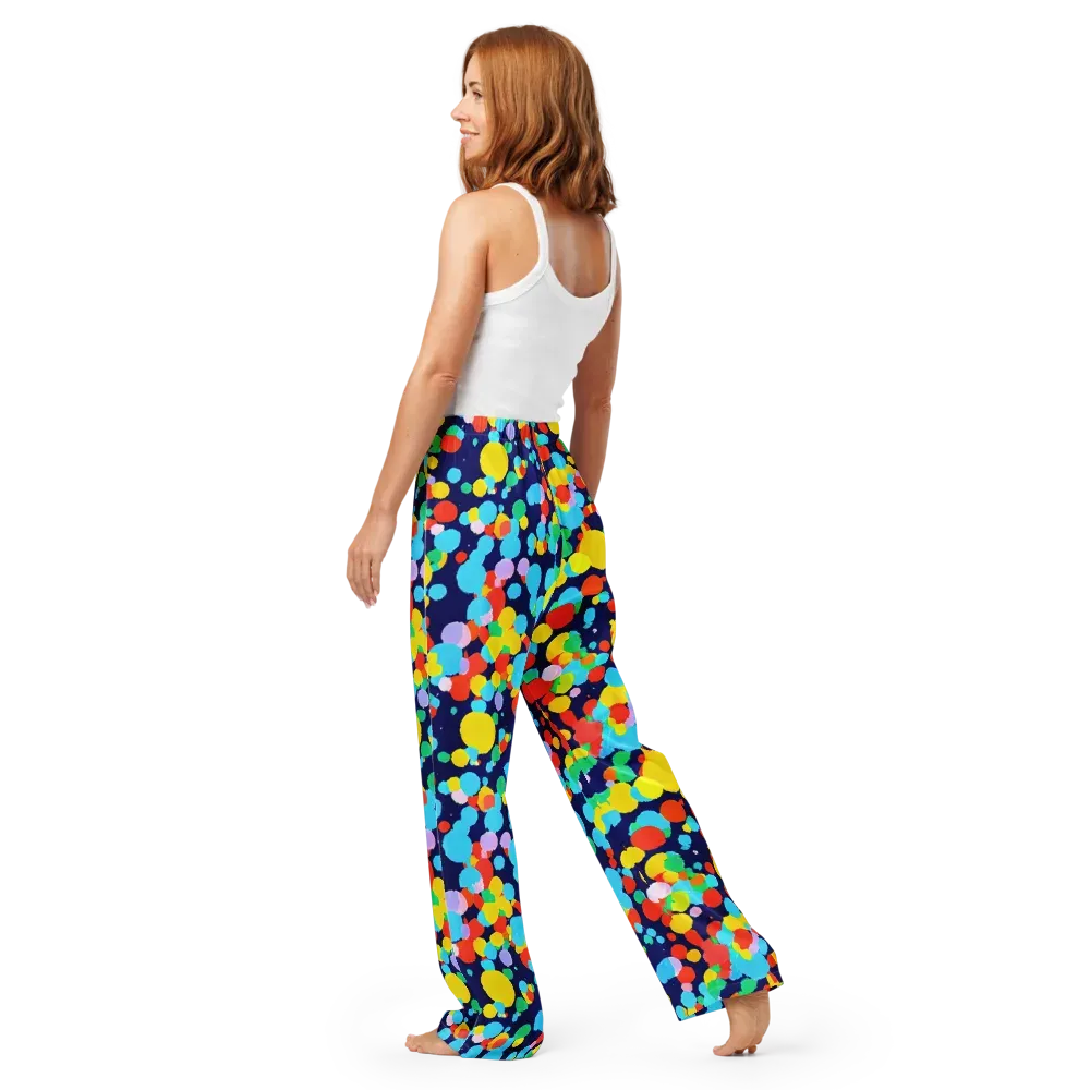 Bubble Spectrum on Women's Pajama Pants — Back