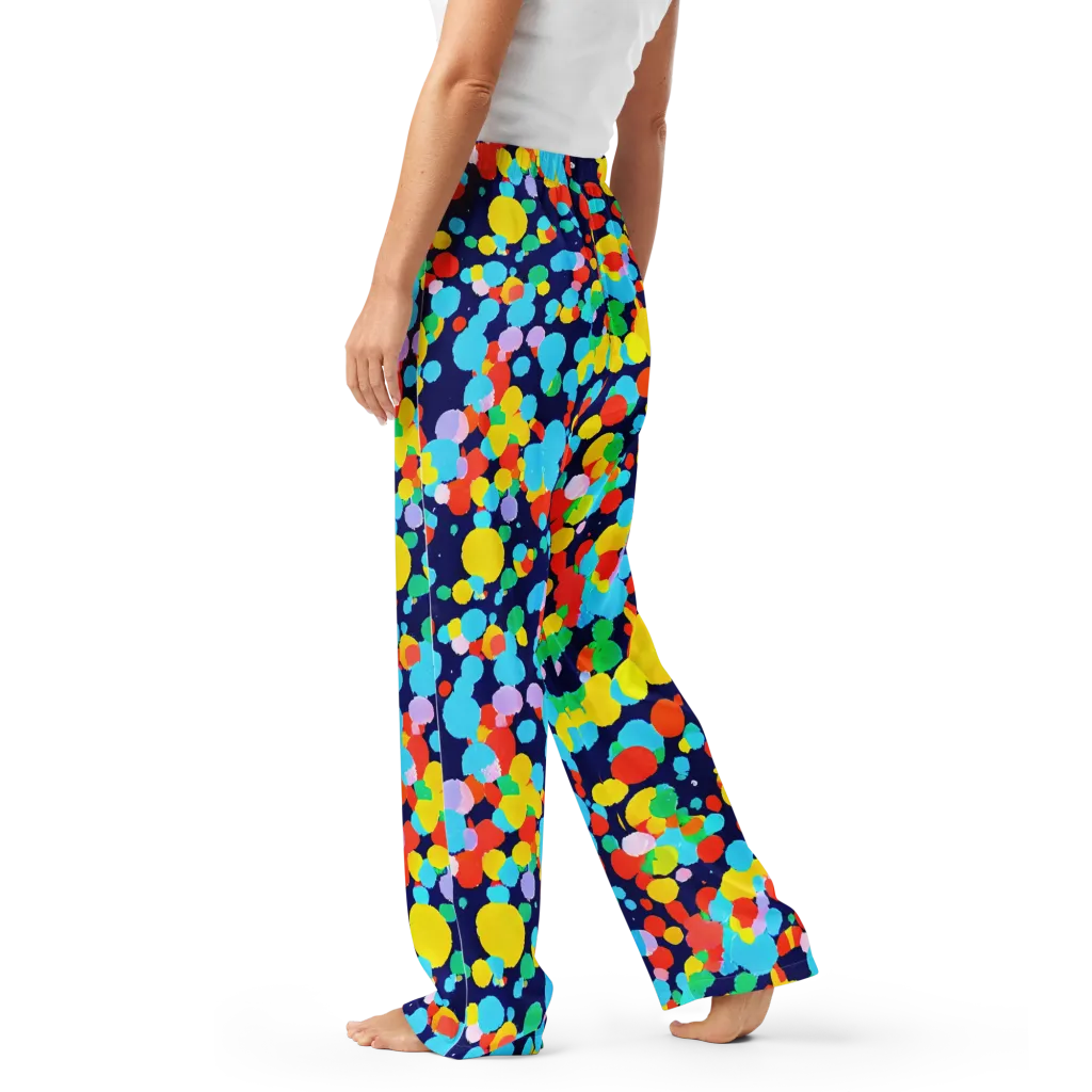 Bubble Spectrum on Women's Pajama Pants — Left