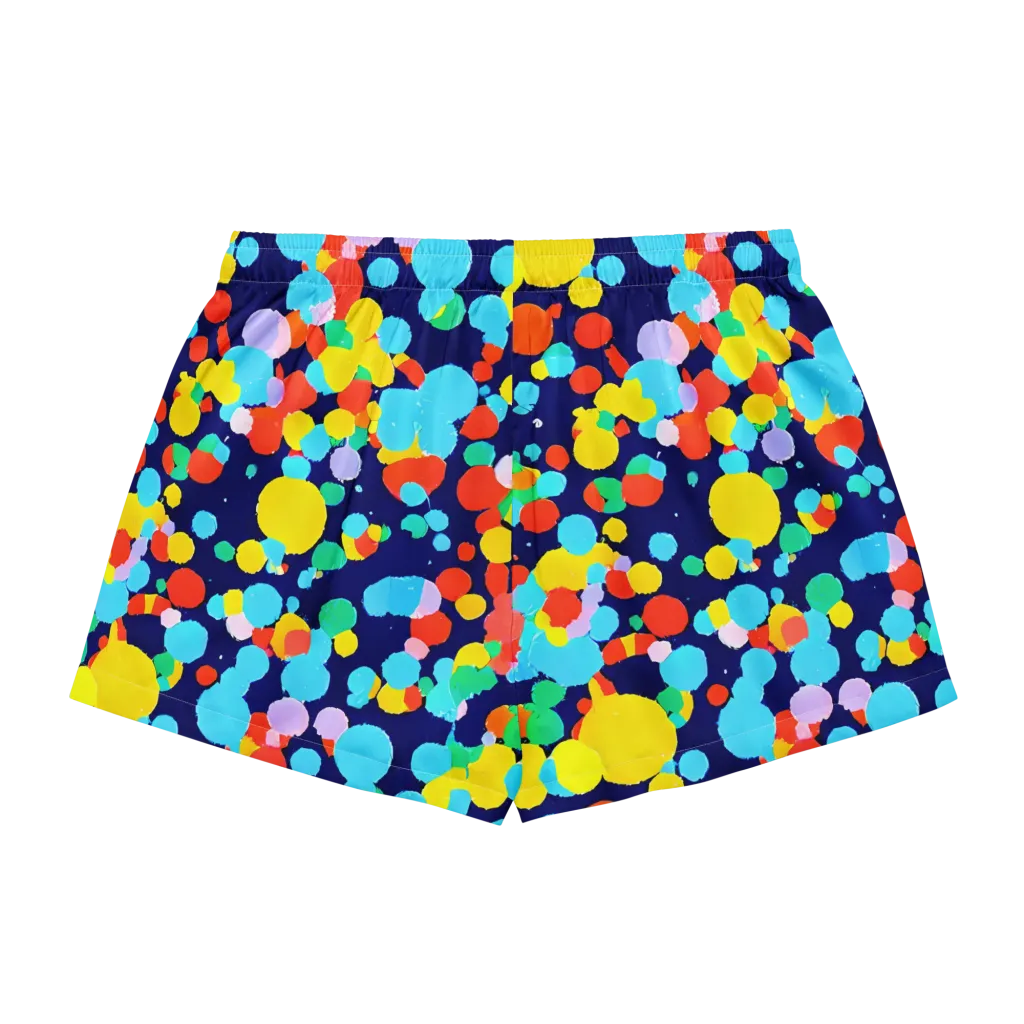 Bubble Spectrum on Women's Pajama Shorts — Back