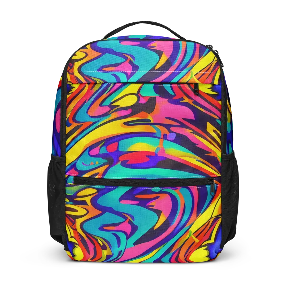Electric Ecstasy on Utility Backpack — Front